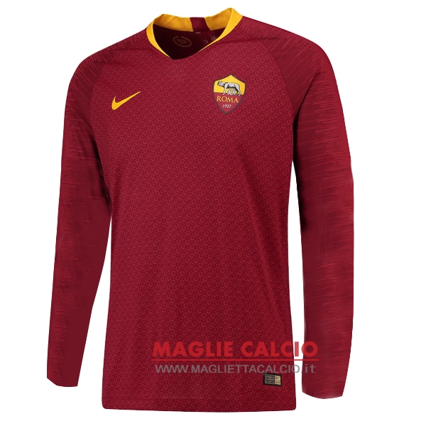 nuova prima divisione magliette manica lunga as roma 2018-2019