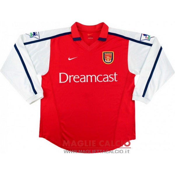 nuova prima divisione magliette manica lunga arsenal retro 2000