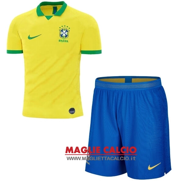prima set completo magliette brasile bambino 2019