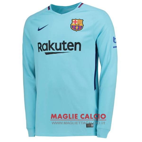 nuova seconda divisione magliette manica lunga barcelona 2017-2018