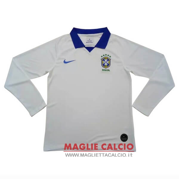 nuova seconda divisione magliette manica lunga brasile 2019
