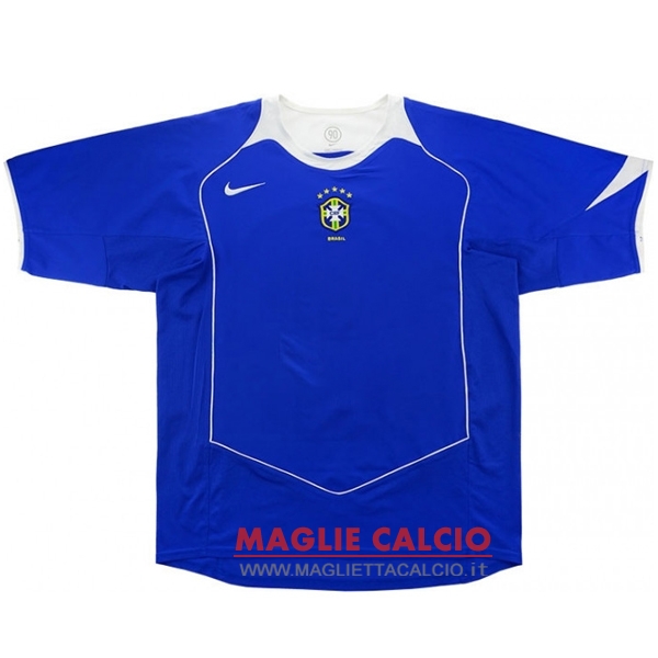 seconda magliette nuova brasile retro 2004
