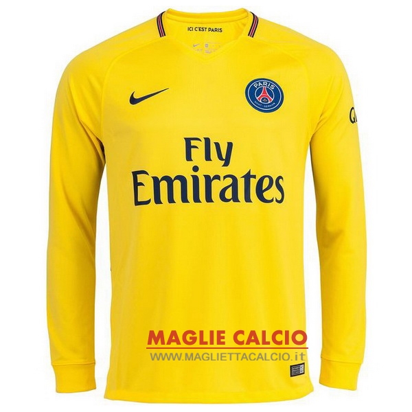 nuova seconda magliette manica lunga paris saint germain 2017-2018