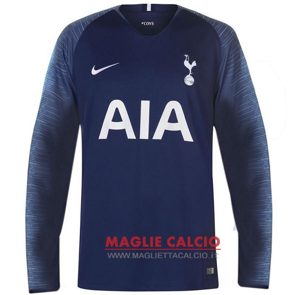 nuova seconda divisione magliette manica lunga tottenham hotspur 2018-2019