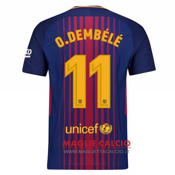 nuova maglietta barcellona 2017-2018 o.dembele 11 prima