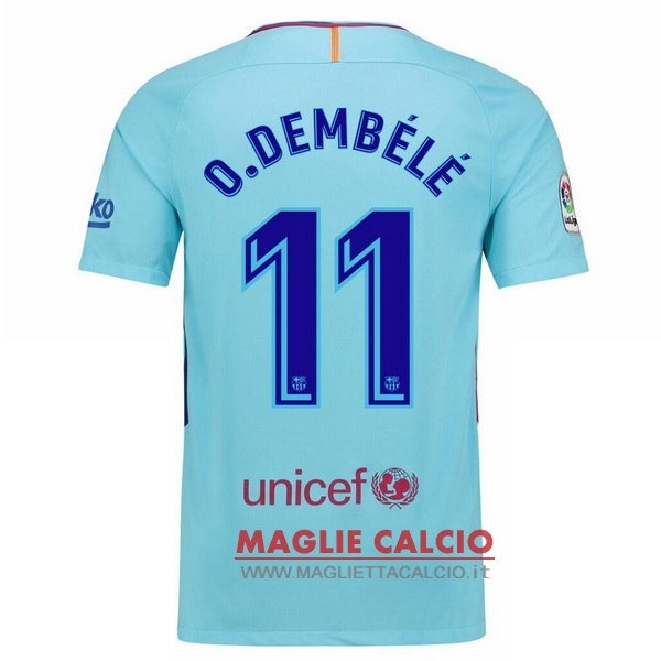 nuova maglietta barcellona 2017-2018 o.dembele 11 seconda