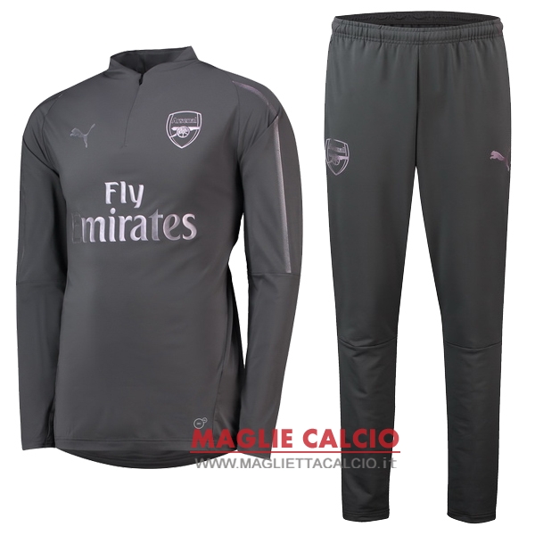 nuova arsenal insieme completo grigio giacca 2018-2019