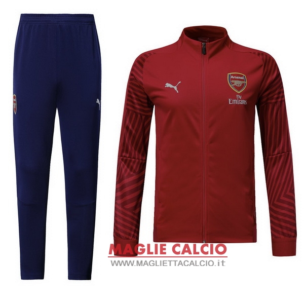 nuova arsenal insieme completo rosso giacca 2018-2019