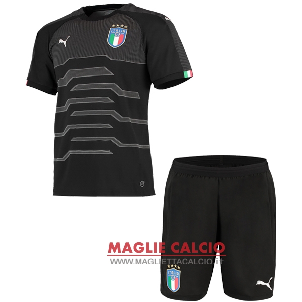 set completo magliette italia bambino portiere 2018