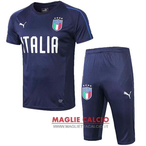 nuova formazione set completo divisione magliette italia 2019 blu