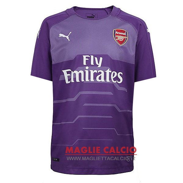 nuova portiere divisione magliette arsenal 2018-2019 purpureo