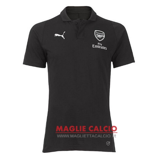 arsenal nero magliette polo nuova 2018-2019