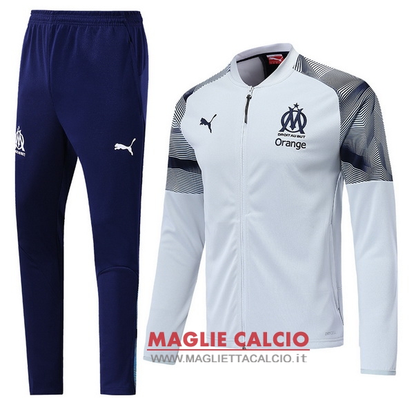 nuova marseille insieme completo bianco grigio giacca 2018-2019