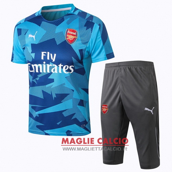 nuova formazione insieme completo divisione magliette arsenal 2017-2018 blu