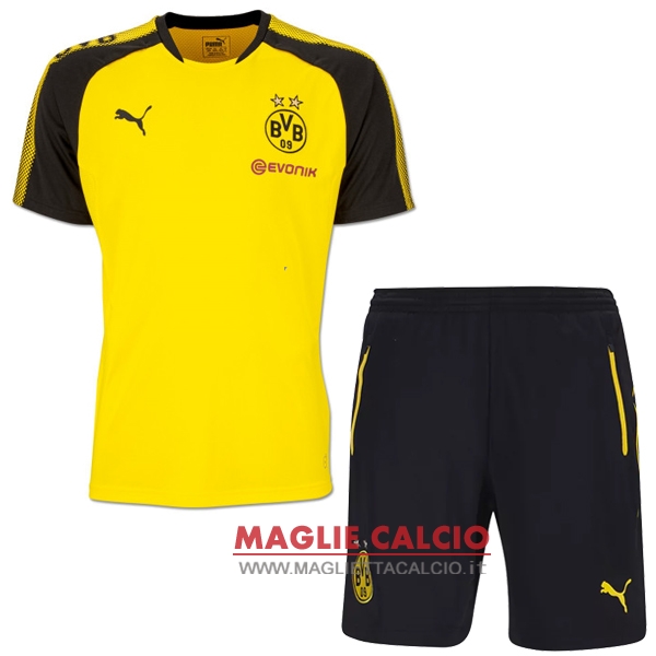 nuova formazione set completo divisione magliette borussia dortmund 2017-2018 giallo