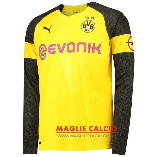 nuova prima divisione magliette manica lunga borussia dortmund 2018-2019