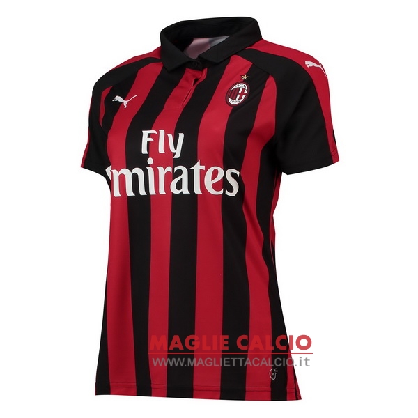 nuova prima magliette ac milan donna 2018-2019