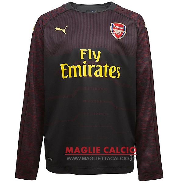 nuova prima magliette arsenal mancia lunga portiere 2018-2019