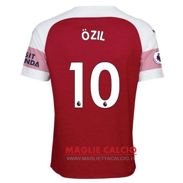 nuova maglietta arsenal 2018-2019 ozil 10 prima