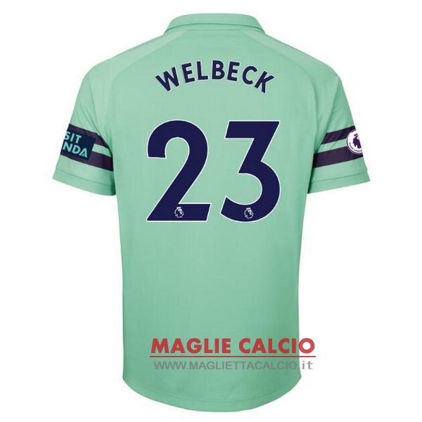 nuova maglietta arsenal 2018-2019 mustafi 23 terza