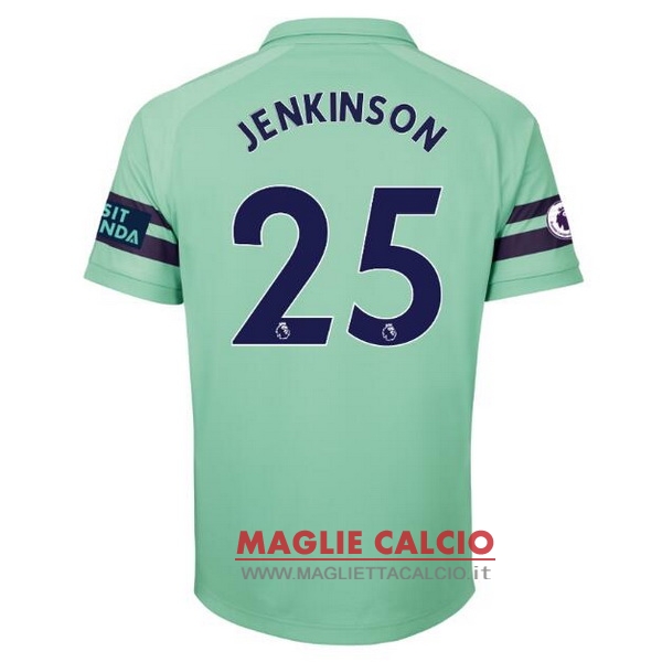 nuova maglietta arsenal 2018-2019 jenkinson 25 terza