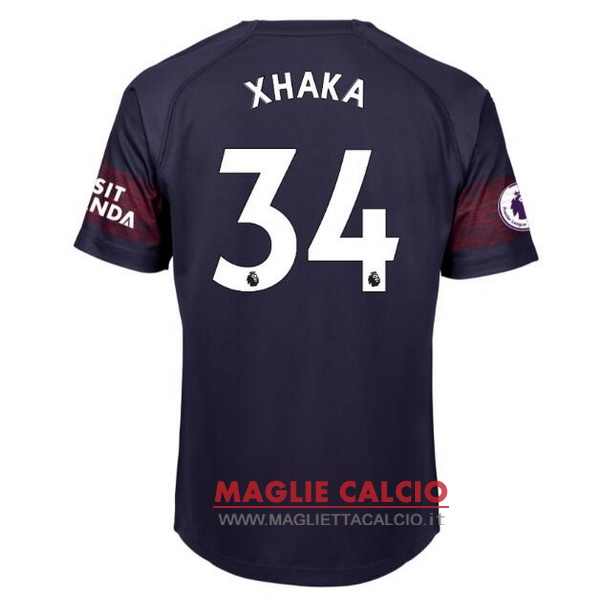 nuova maglietta arsenal 2018-2019 xhaka 34 seconda