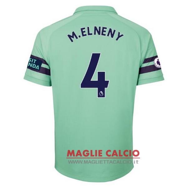 nuova maglietta arsenal 2018-2019 m.elneny 4 terza