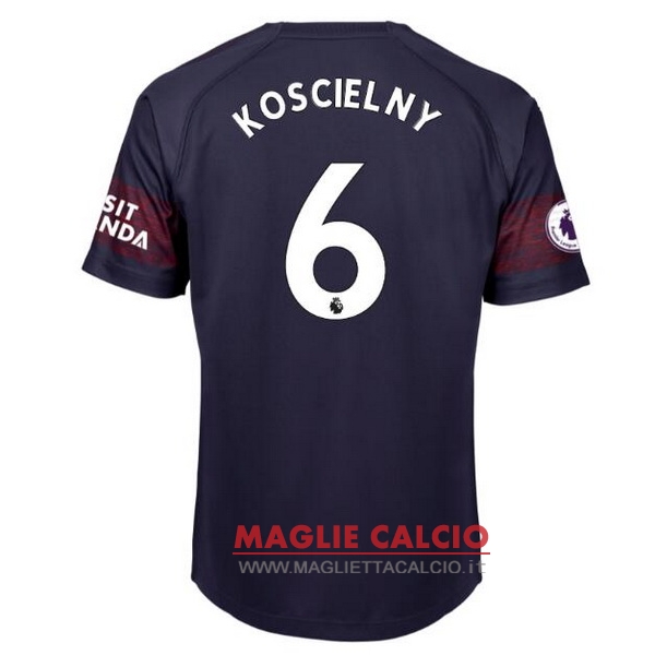 nuova maglietta arsenal 2018-2019 koscielny 6 seconda