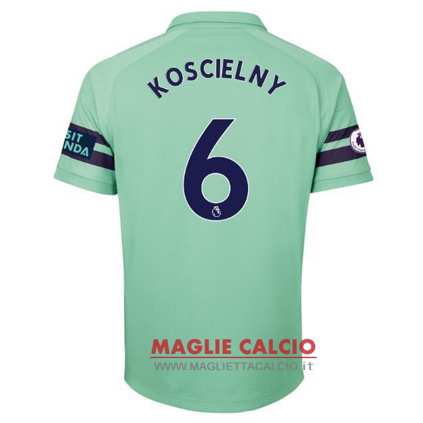 nuova maglietta arsenal 2018-2019 koscielny 6 terza