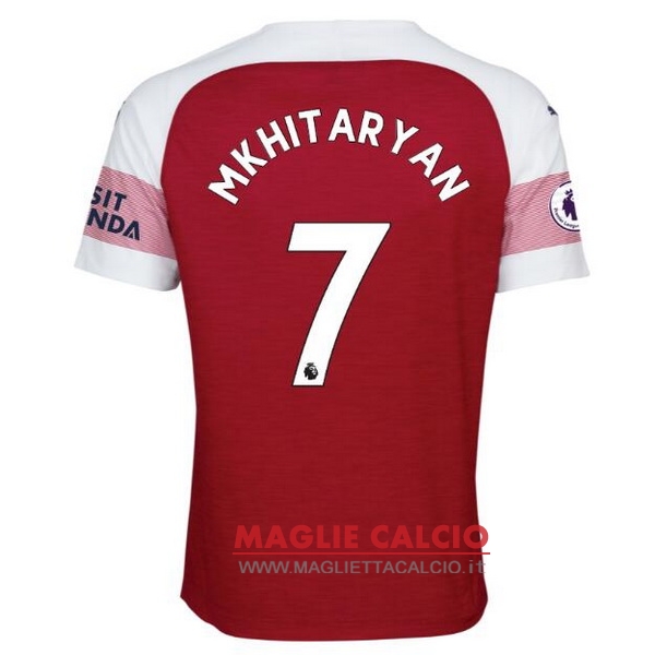 nuova maglietta arsenal 2018-2019 mkhitaryan 7 prima