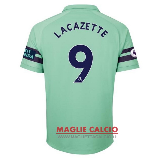 nuova maglietta arsenal 2018-2019 lacazette 9 terza
