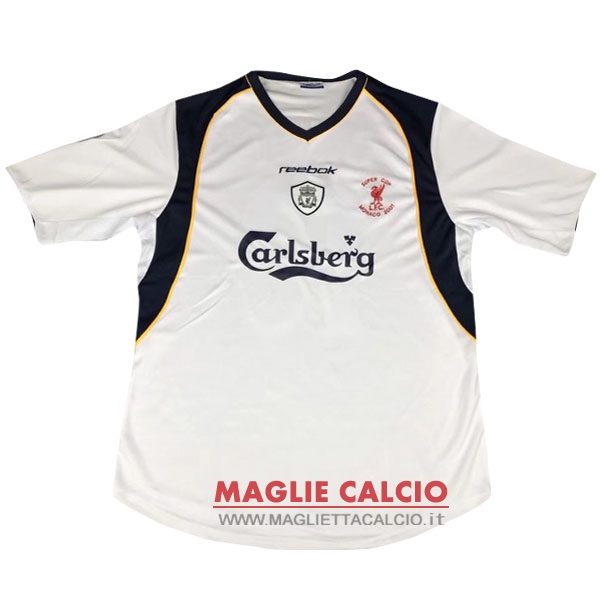 nuova european super cup prima magliette liverpool retro 2005