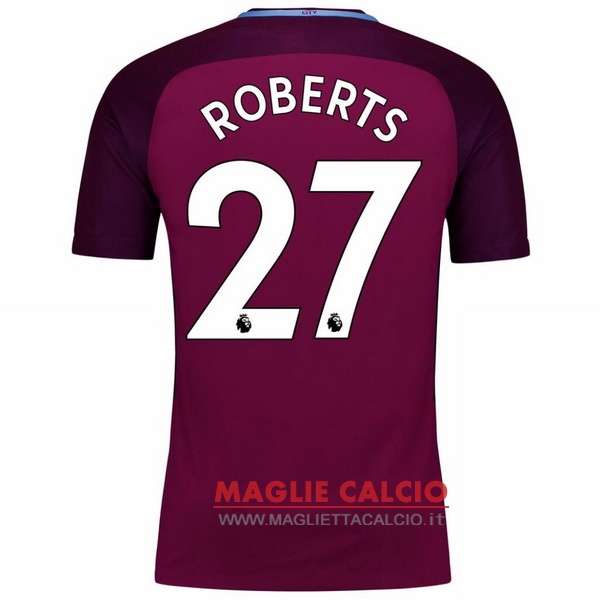 maglietta manchester city 2017-2018 roberts 27 seconda