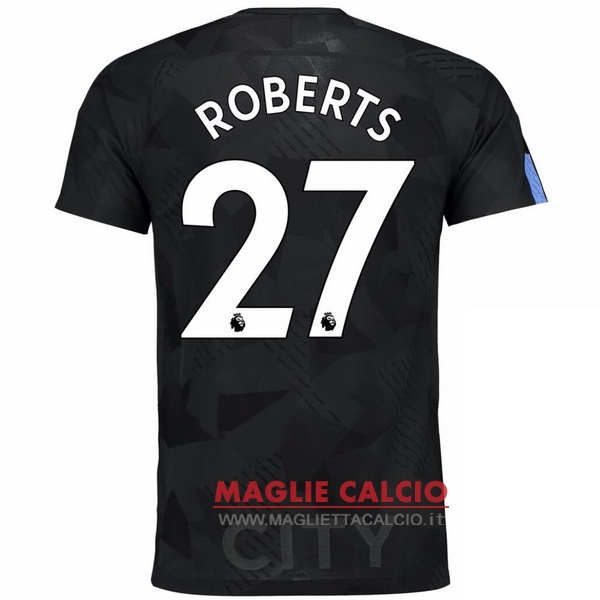 maglietta manchester city 2017-2018 roberts 27 terza