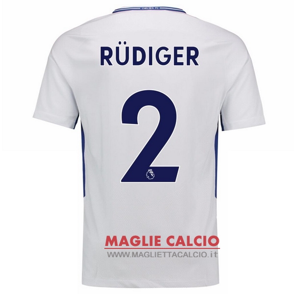 nuova maglietta chelsea 2017-2018 rudiger 2 seconda