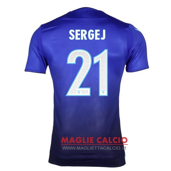 nuova maglietta lazio 2017-2018 sergej 21 terza