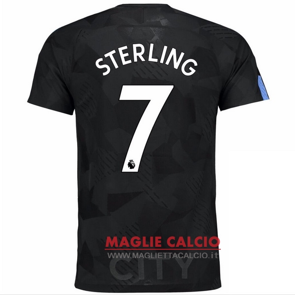 maglietta manchester city 2017-2018 sterling 7 terza