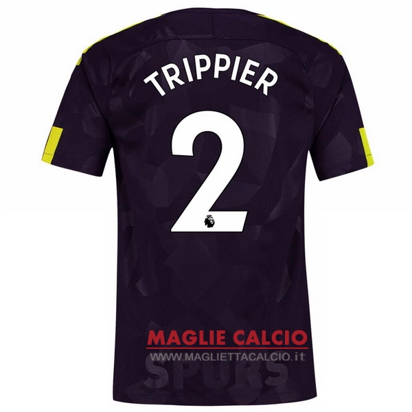 nuova maglietta tottenham hotspur 2017-2018 trippier 2 terza