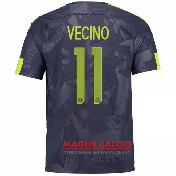 nuova maglietta inter milan 2017-2018 vecino 11 terza