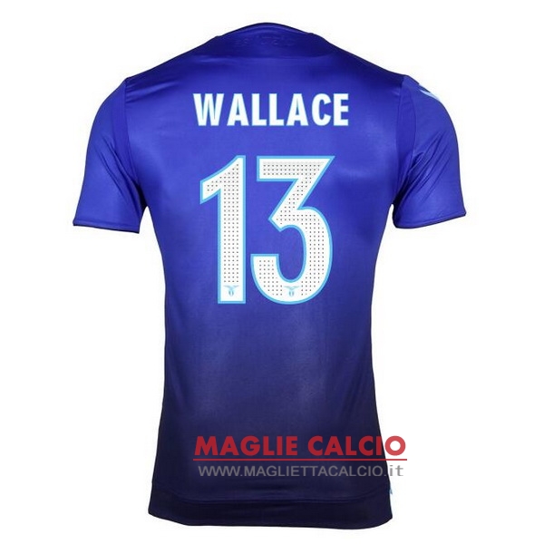 nuova maglietta lazio 2017-2018 wallace 13 terza
