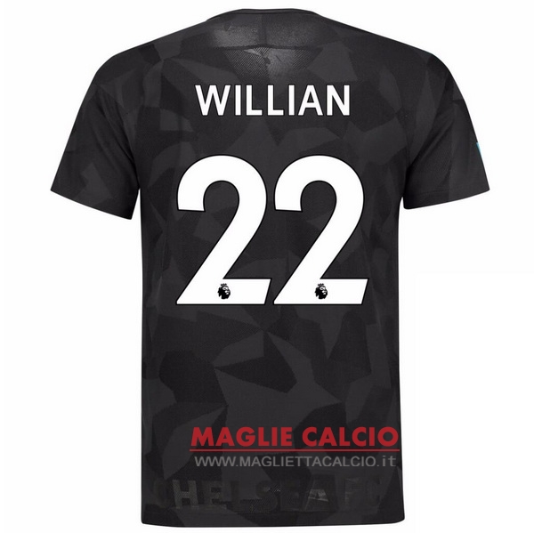 nuova maglietta chelsea 2017-2018 willian 22 terza