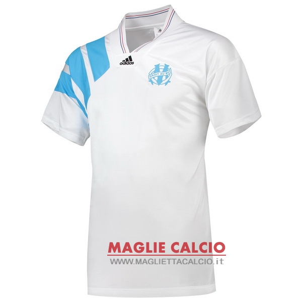 nuova 25th divisione magliette marseille 1993 bianco