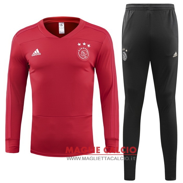 nuova ajax set completo rosso giacca 2018-2019