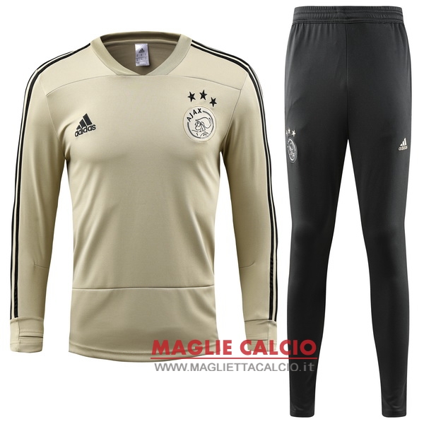 nuova ajax set completo giallo giacca 2018-2019