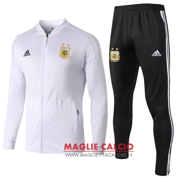 nuova argentina insieme completo bianco nero giacca 2018