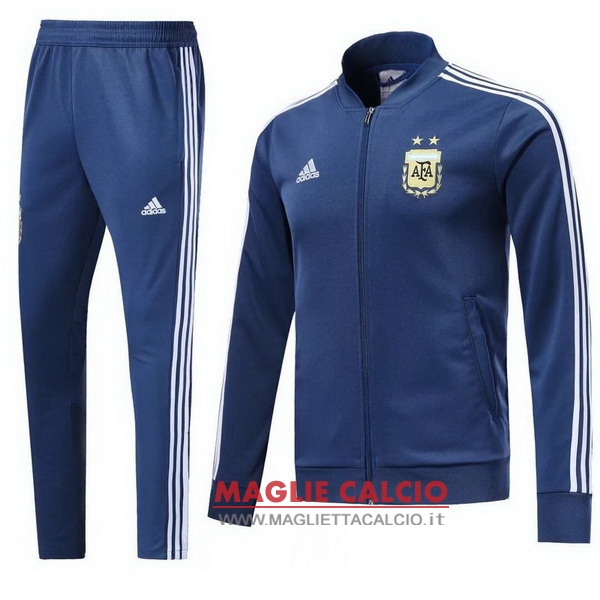 nuova argentina insieme completo blu bianco giacca 2018