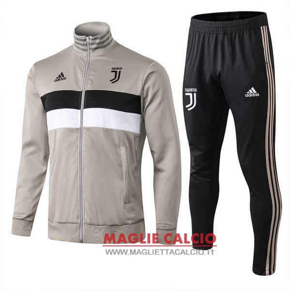 nuova juventus set completo giallo luce giacca 2018-2019