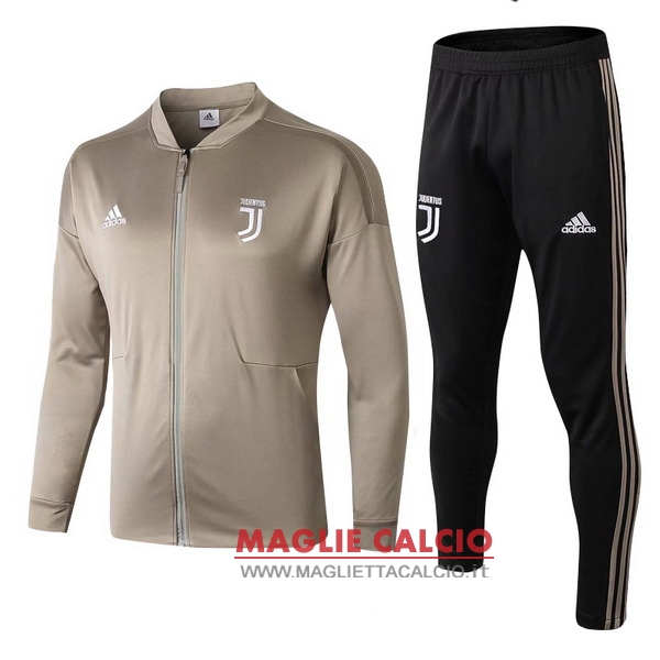 nuova juventus set completo marrone nero navy giacca 2018-2019