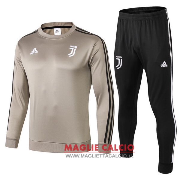 nuova juventus set completo nero marrone giacca 2018-2019