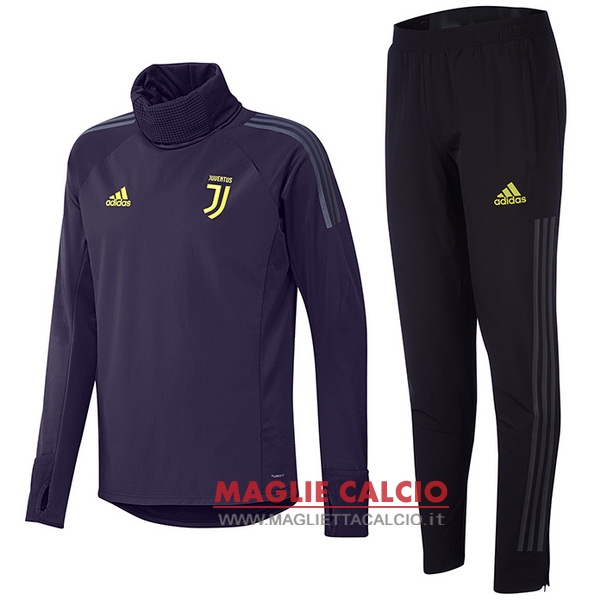 nuova juventus set completo purpureo giacca 2018-2019